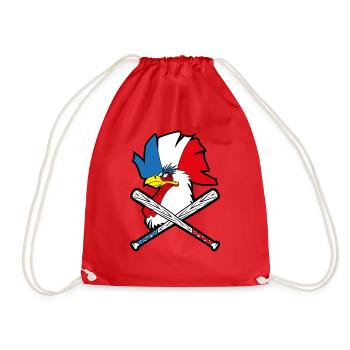 Coq Français - Sac de sport léger - rouge - Devant