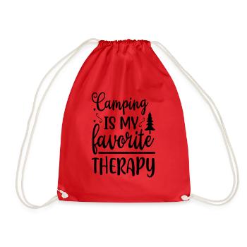 Le camping est mon - Sac de sport léger - rouge - Devant