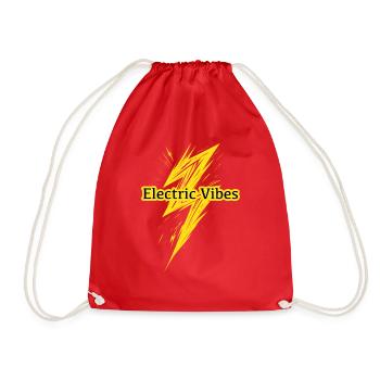 Electric Vibes : Thème Element Lightning - Sac de sport léger - rouge - Devant