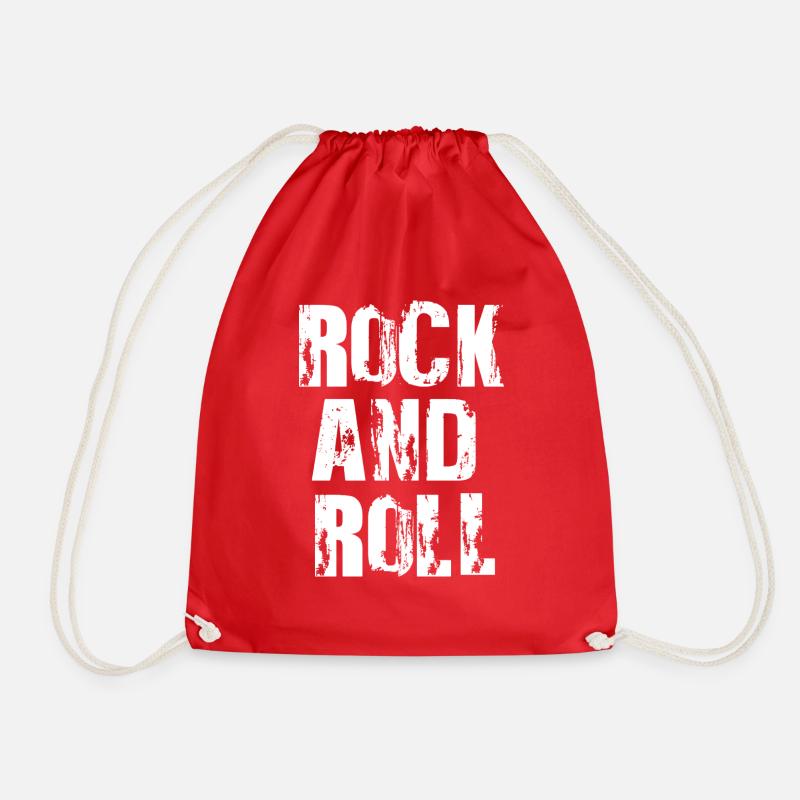 Conception de logo rock and roll - Sac de sport léger - rouge
