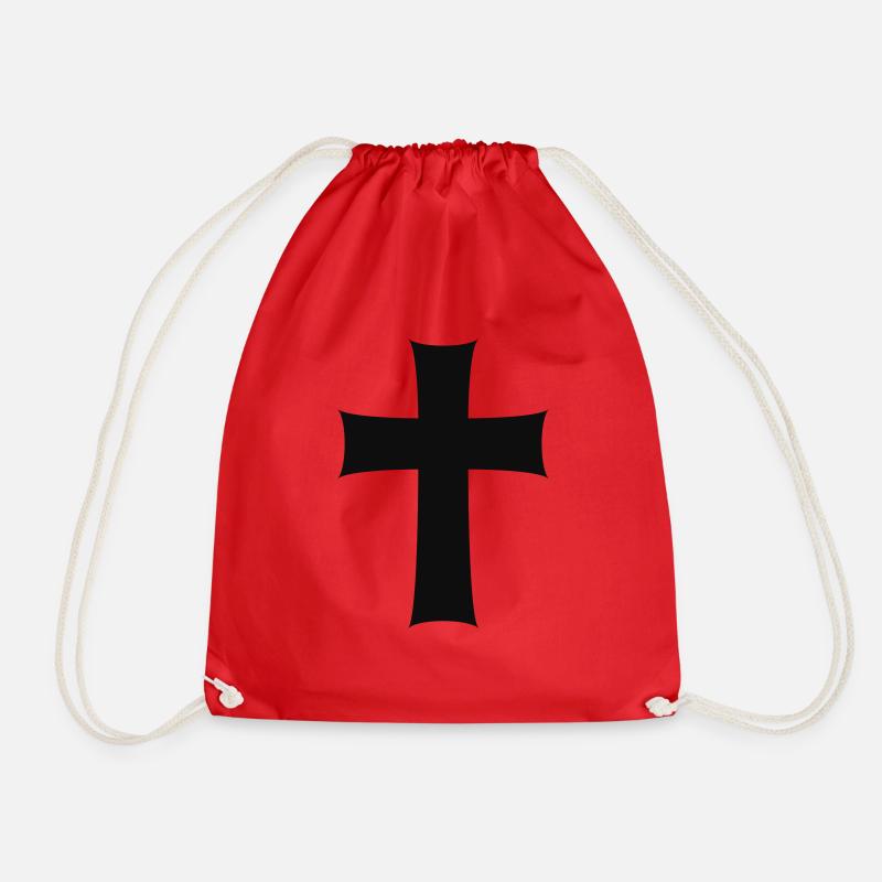 Kreuz - Drawstring Bag - red