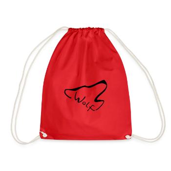 0062wolf - Sac de sport léger - rouge - Devant