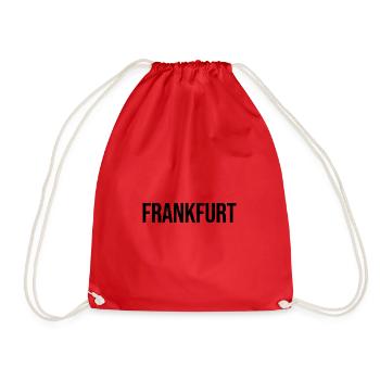 Frankfurt - Turnbeutel - Rot - Vorne