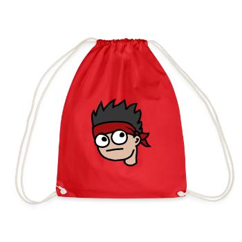 Foulard - Sac de sport léger - rouge - Devant