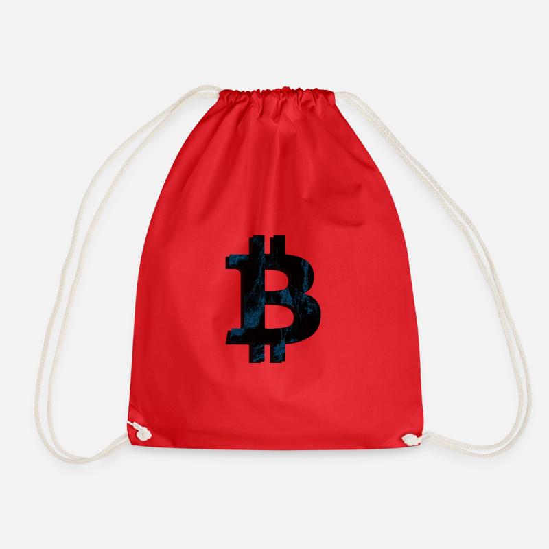 bitcoin - Turnbeutel - Rot