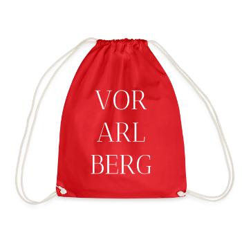 Vorarlberg - Turnbeutel - Rot - Vorne