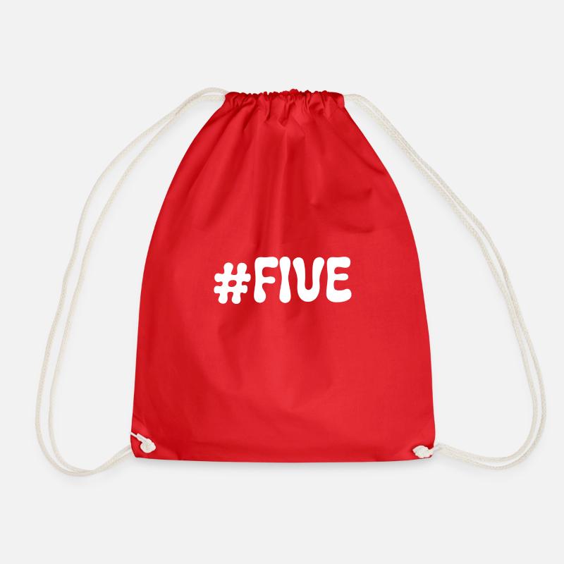 #five - Turnbeutel - Rot
