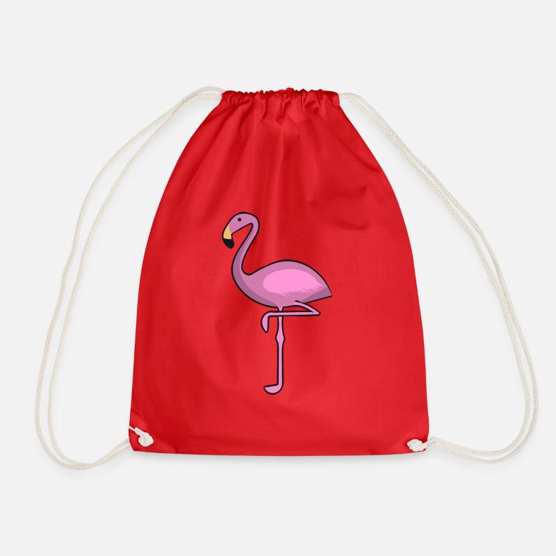 flamingo - Turnbeutel - Rot