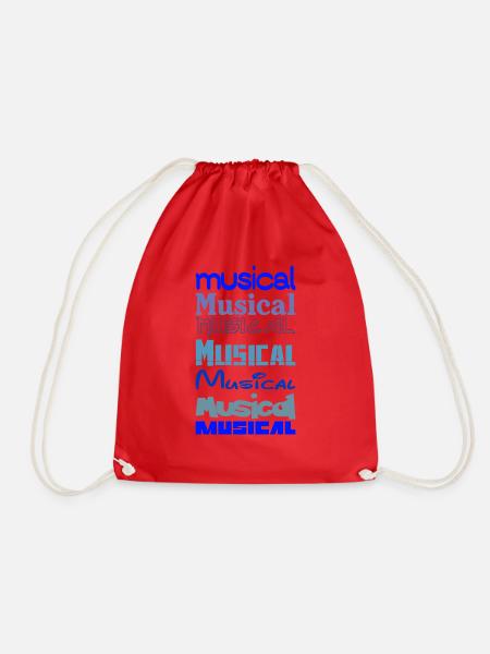 Musical Musical Musical - Turnbeutel - Rot