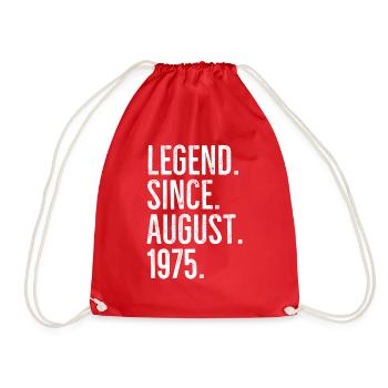 Légende depuis août 1975 - Sac de sport léger - rouge - Devant