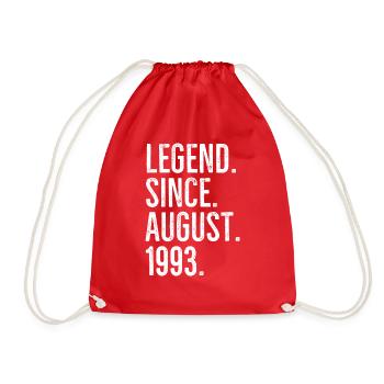 Légende depuis août 1993 - Sac de sport léger - rouge - Devant