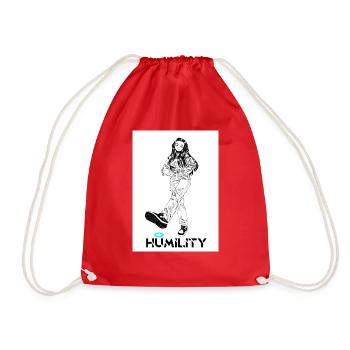 smile girl - Sac de sport léger - rouge - Devant