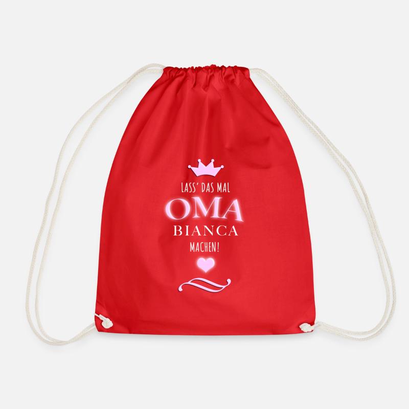 Oma Bianca - Turnbeutel - Rot