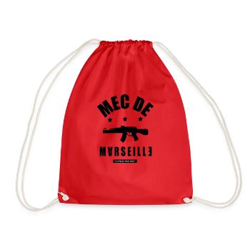 Mec de Marseille - Sac de sport léger - rouge - Devant