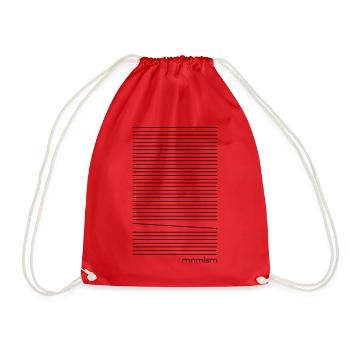 Minimal - tombé en panne - Sac de sport léger - rouge - Devant