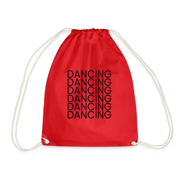 Danse Musique de danse - Sac de sport léger - rouge - Devant