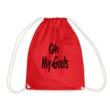Oh My Ghouls - Drawstring Bag - red - Front