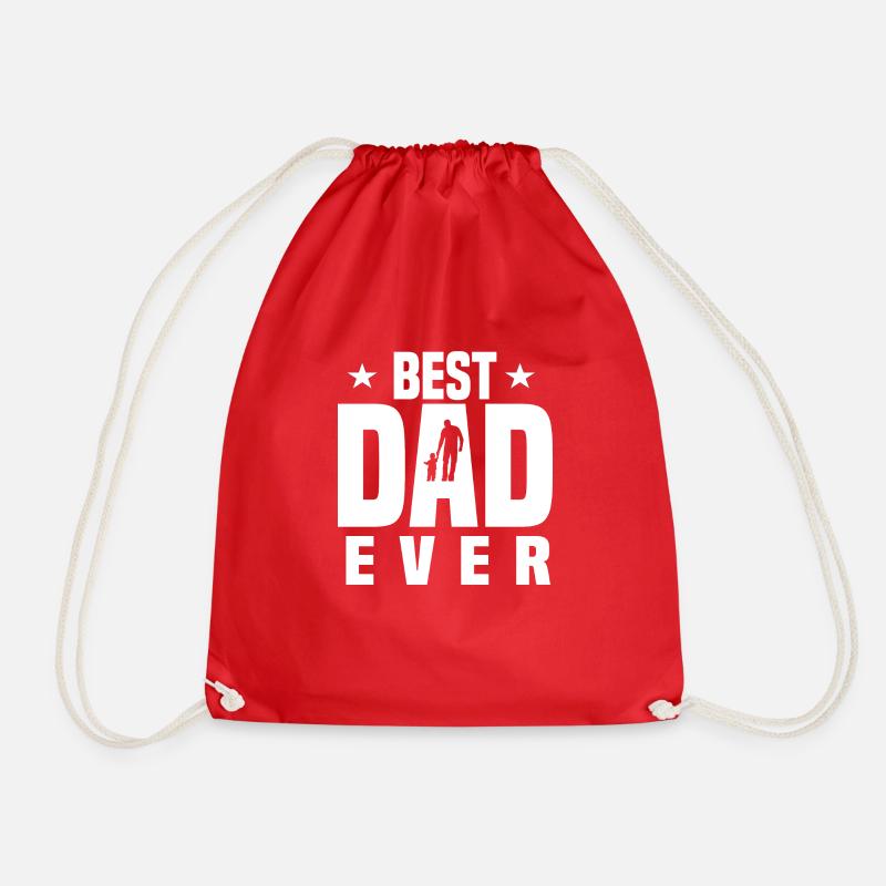 Best Dad Ever - Turnbeutel - Rot