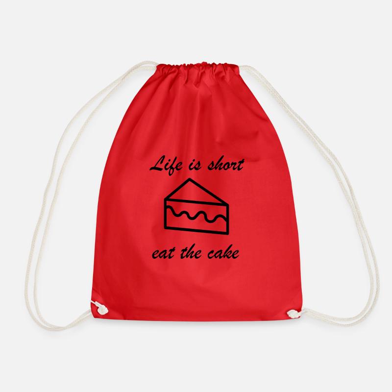 Eat a cake - Turnbeutel - Rot