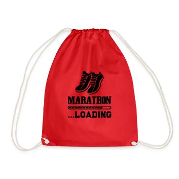 marathon loading - Turnbeutel - Rot - Vorne