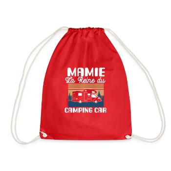 Mamie meilleure co pilote de camping car cadeau - Sac de sport léger - rouge - Devant