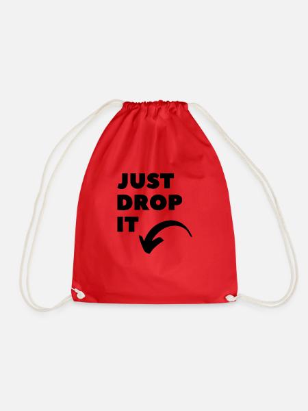Just Drop It - Turnbeutel - Rot