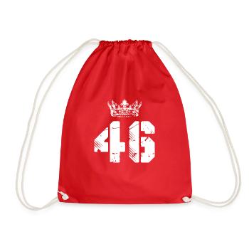 46 Couronne numérique - Sac de sport léger - rouge - Devant
