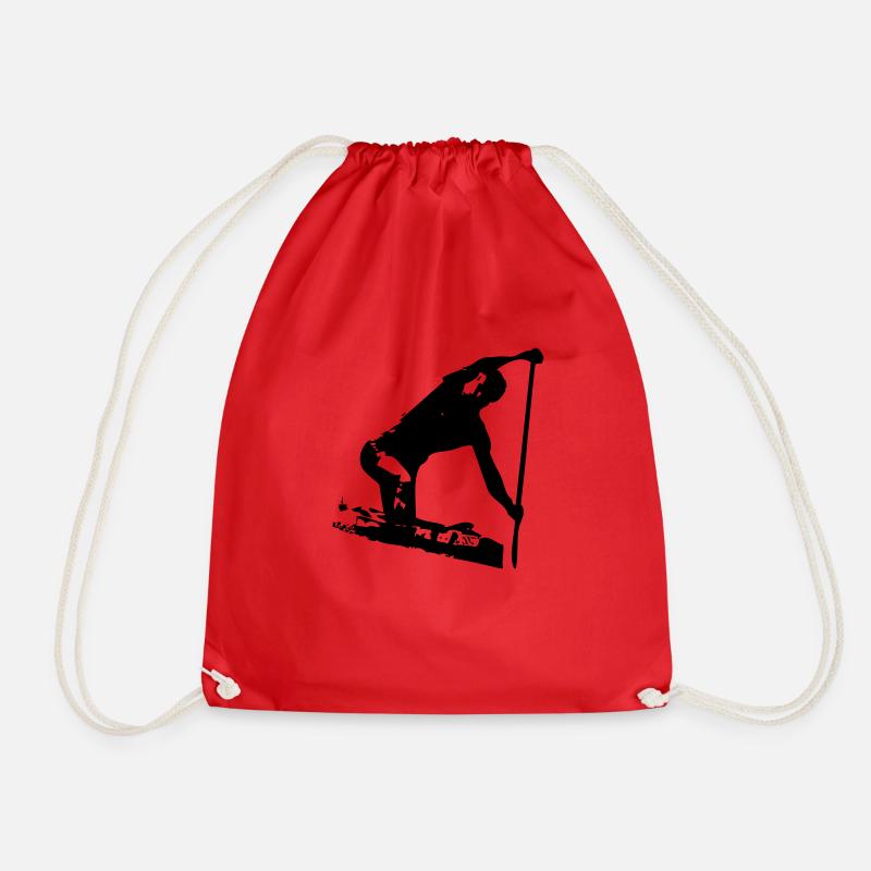 Kayak - Drawstring Bag - red