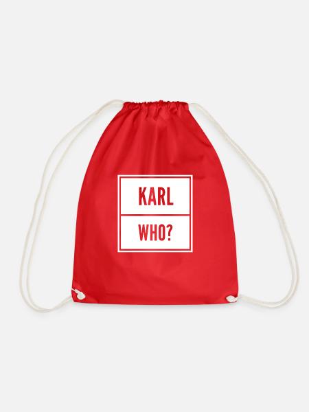 Karl who? - Turnbeutel - Rot
