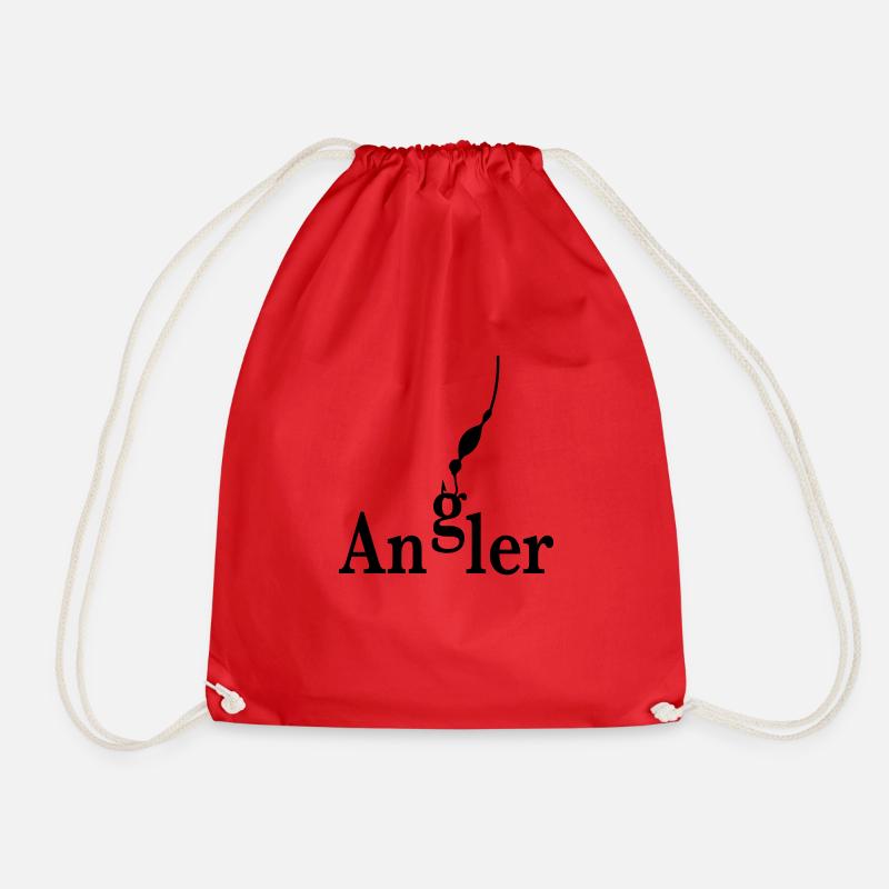 Angler - Turnbeutel - Rot