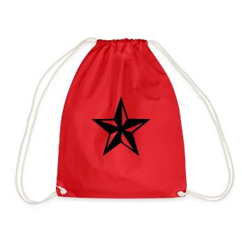 Star Star s - Drawstring Bag - red - Front