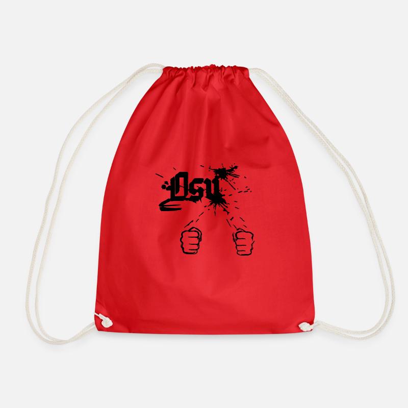 Osu - Drawstring Bag - red