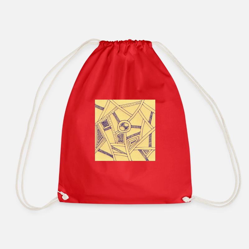 Sabino Lemon ART Teas - Drawstring Bag - red