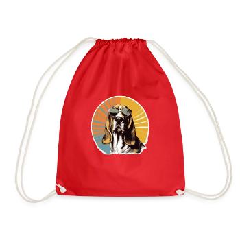 Basset 2 - Sac de sport léger - rouge - Devant