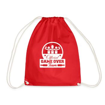 Official Game Over Team - Drawstring Bag - red - Front