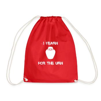 I Yearn For The Urn - Drawstring Bag - red - Front