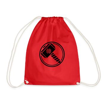 dieu marteau - Sac de sport léger - rouge - Devant