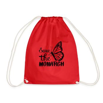 Save The Monarch - Turnbeutel - Rot - Vorne