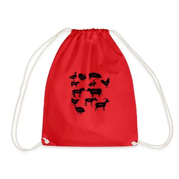 Ferme 05 - Sac de sport léger - rouge - Devant