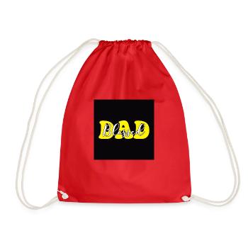 Blessed Dad - Turnbeutel - Rot - Vorne