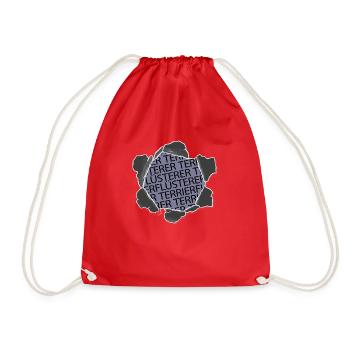 doggie geburtstag geschenk bachhund tier - Turnbeutel - Rot - Vorne