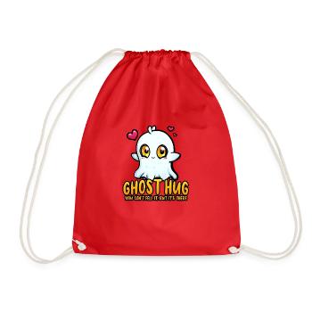 Ghost Hug - Turnbeutel - Rot - Vorne