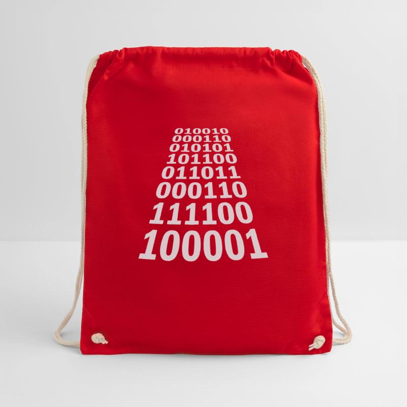 Langage de programme de code binaire Sac de sport léger