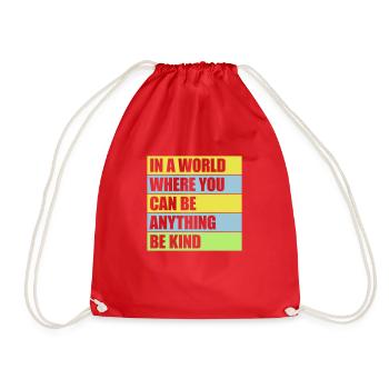 Vous pouvez être gentil - Sac de sport léger - rouge - Devant