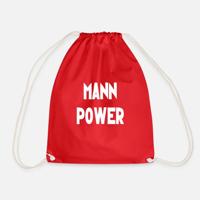 mannpower - Turnbeutel - Rot