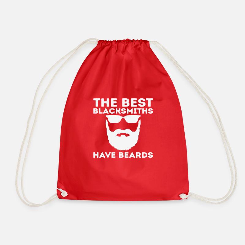 The Best Blacksmiths Have Beards - Turnbeutel - Rot