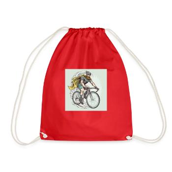 Road Warrior - Viking Warrior Road Cyclist - Sac de sport léger - rouge - Devant