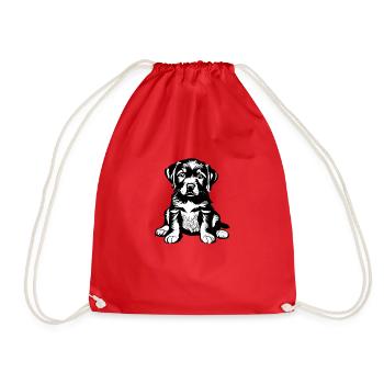 Labrador Retriever chiot Labrador propriétaire - Sac de sport léger - rouge - Devant