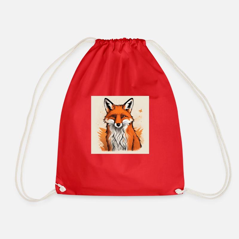 what does the fox say 1 - Turnbeutel - Rot