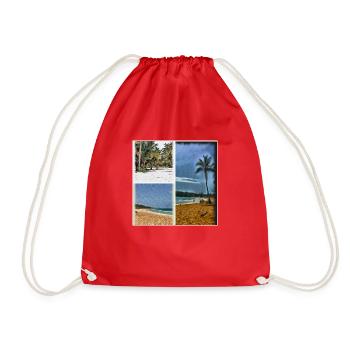 Punta Cana - Drawstring Bag - red - Front